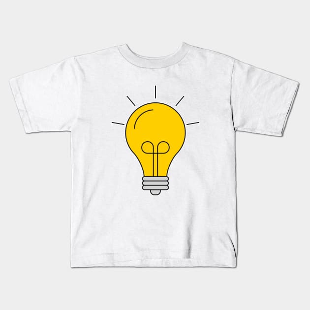 Light Bulb Kids T-Shirt by Wilcox PhotoArt